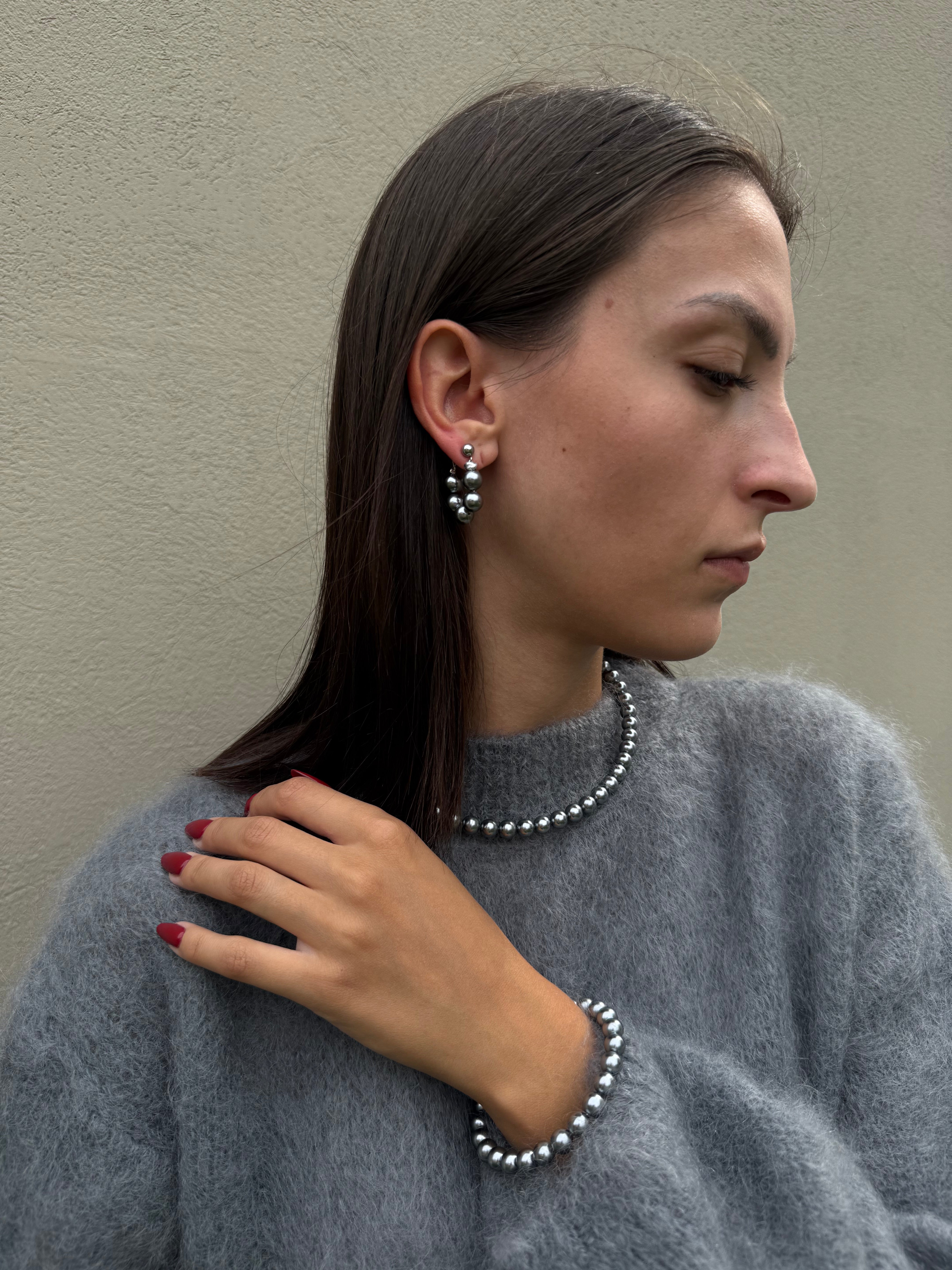 Collana Candy Grigio elegante e luminosa